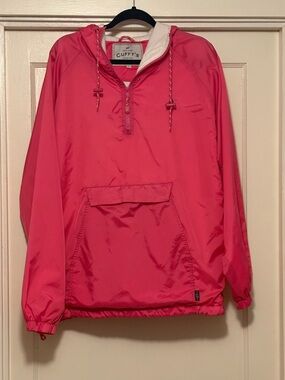 Cuffy's Women's Pink Pullover Windbreaker Jacket